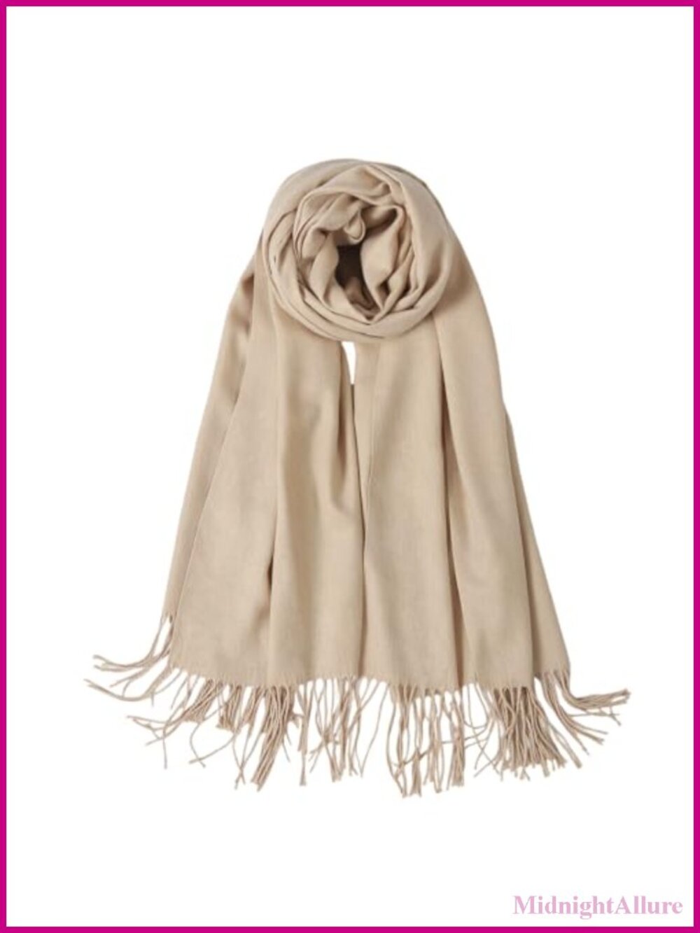 Womens Pashmina Feel Scarf Shawl Wrap Viscose Acrylic Oversized 76x27